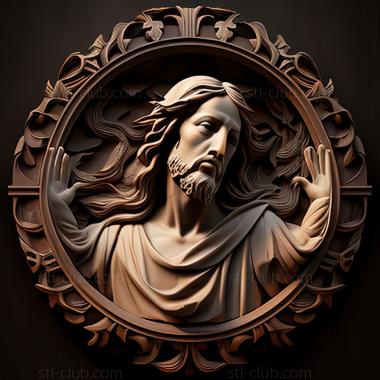 3D model st jesus (STL)